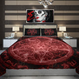 Red Satanic Symbol SED-0483 Bed set