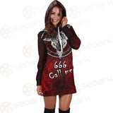 Satan 666 Call Me SED-0485 Hoodie Dress
