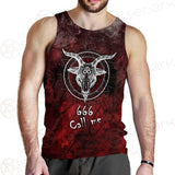 Satan 666 Call Me SED-0485 Men Tank-tops
