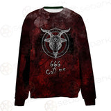 Satan 666 Call Me SED-0485 Unisex Sweatshirt