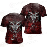 Satan 666 Call Me SED-0485 Unisex T-shirt