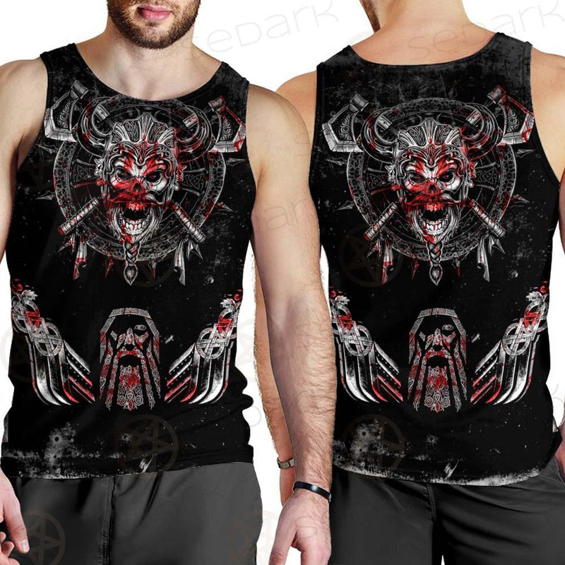 Viking Head Art SED-0486 Men Tank-tops