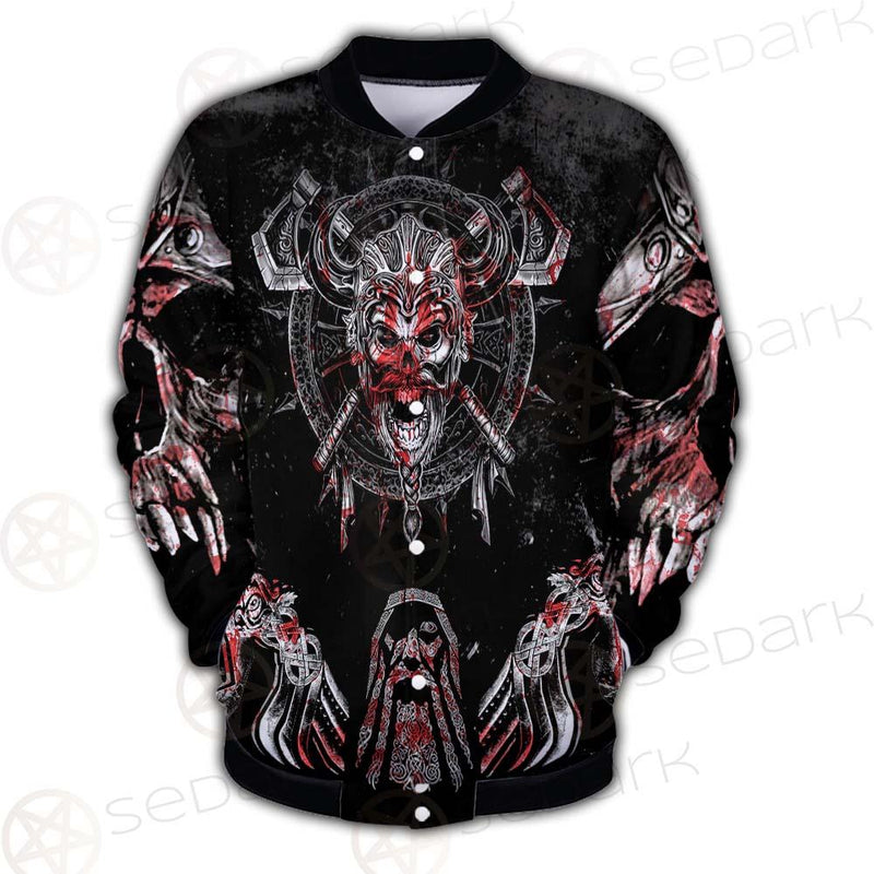 Viking Head Art SED-0486 Button Jacket