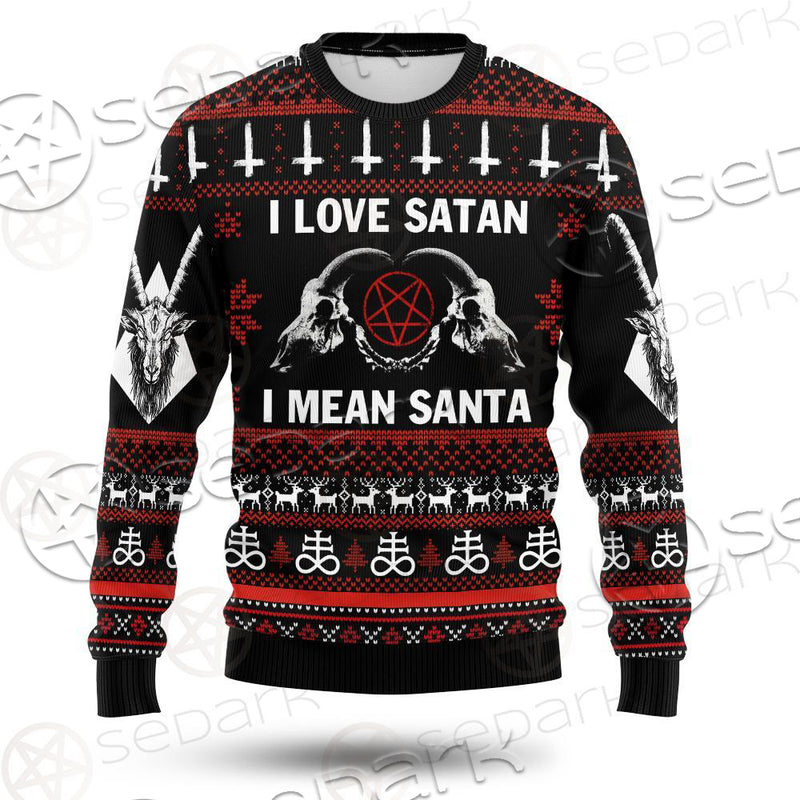 Love Satan, Mean Santa SED-0488 Woolen Sweater