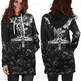 Skull Satan Cross Inverted SED-0491 Hoodie Dress