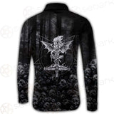 Skull Satan Cross Inverted SED-0491 Shirt Allover