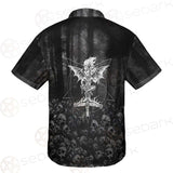 Skull Satan Cross Inverted SED-0491 Shirt Allover