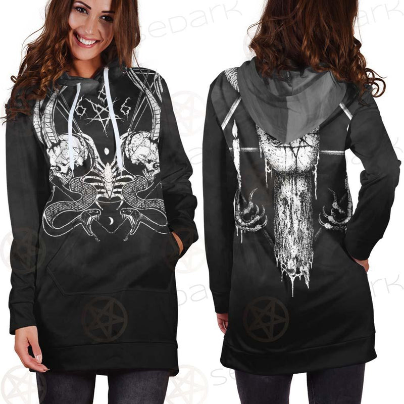 Satanic 666 SED-0492 Hoodie Dress