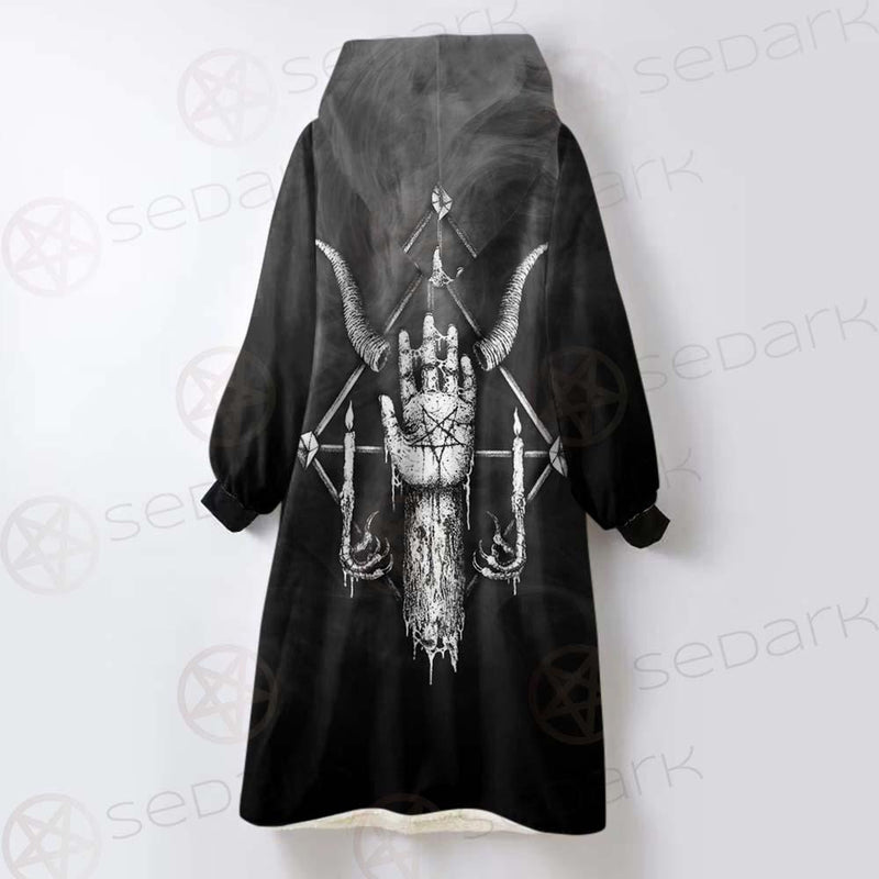 Satanic 666 SED-0492 Oversized Sherpa Blanket Hoodie