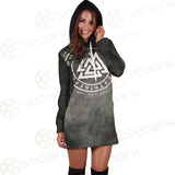 Viking Symbols SED-0494 Hoodie Dress