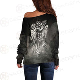 Viking Symbols SED-0494 Off Shoulder Sweaters