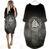 Viking Symbols SED-0494 Batwing Pocket Dress