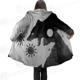 Viking Black And White SED-0495 Cloak