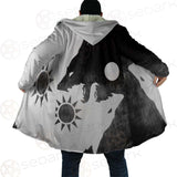 Viking Black And White SED-0495 Cloak