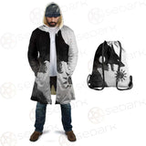 Viking Black And White SED-0495 Cloak