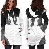 Viking Black And White SED-0495 Hoodie Dress