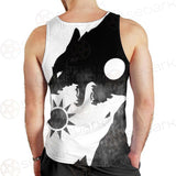 Viking Black And White SED-0495 Men Tank-tops