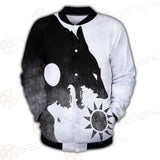 Viking Black And White SED-0495 Button Jacket