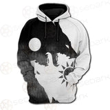 Viking Black And White SED-0495 Hoodie & Zip Hoodie Raglan