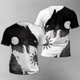 Viking Black And White SED-0495 Unisex T-shirt