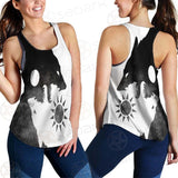 Viking Black And White SED-0495 Women Tank Top