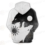 Viking Black And White SED-0495 Hoodie & Zip Hoodie Raglan