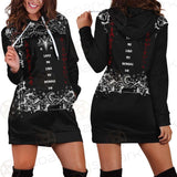Love Me Like My Demons Do SED-0496 Hoodie Dress