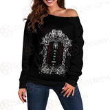 Love Me Like My Demons Do SED-0496 Off Shoulder Sweaters