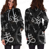 Satan Symbols SED-0497 Hoodie Dress