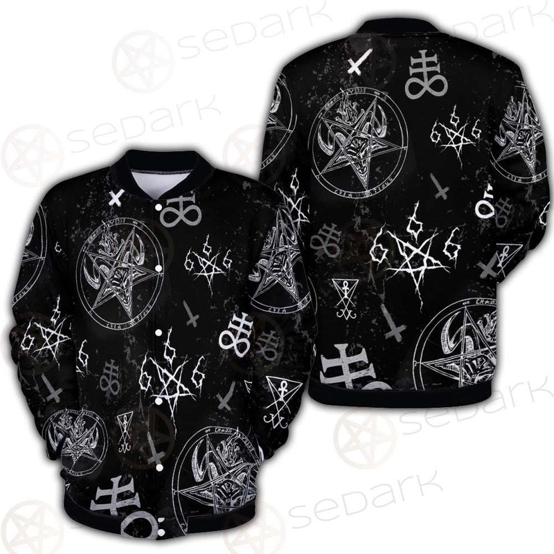 Satan Symbols SED-0497 Button Jacket