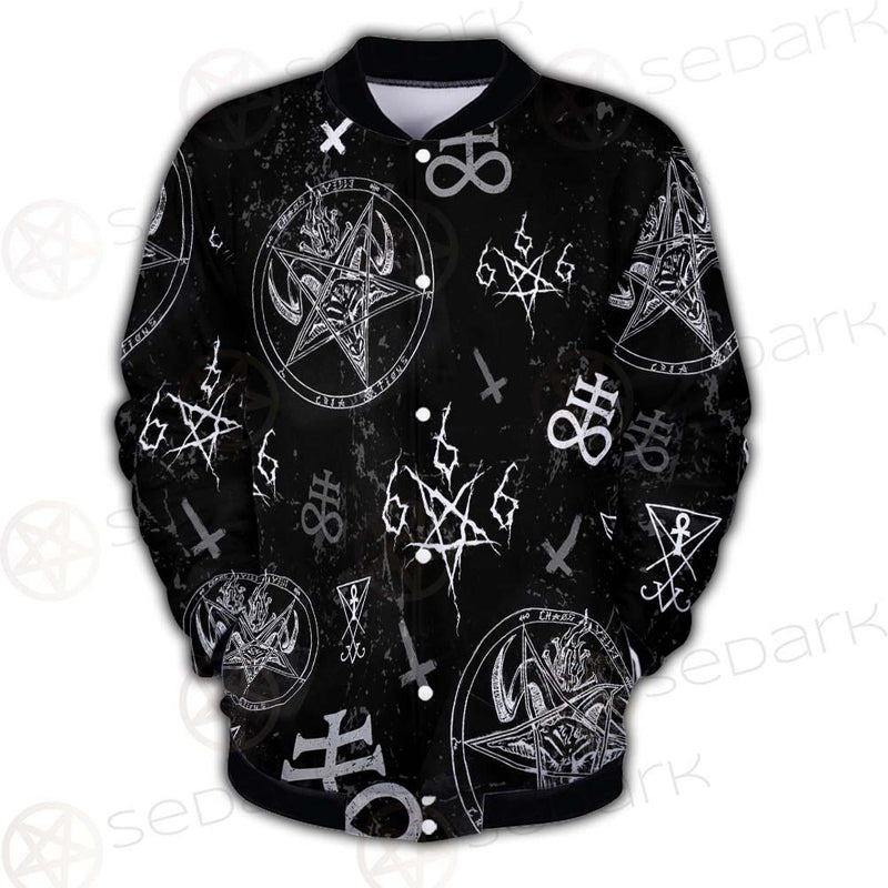 Satan Symbols SED-0497 Button Jacket