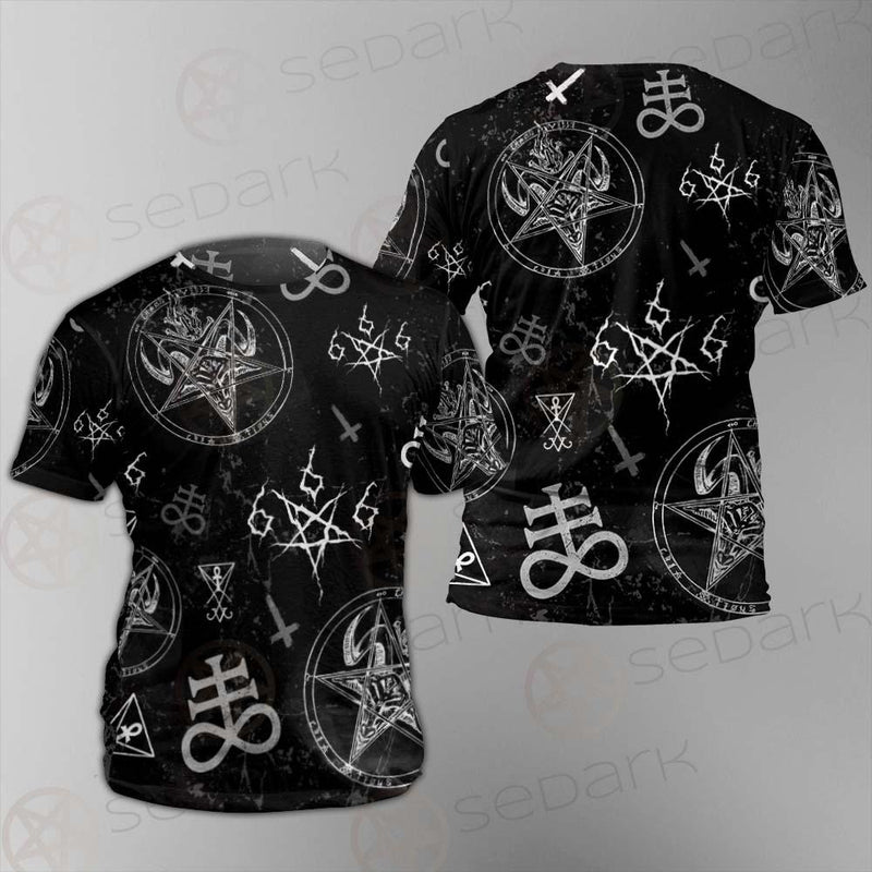 Satan Symbols SED-0497 Unisex T-shirt
