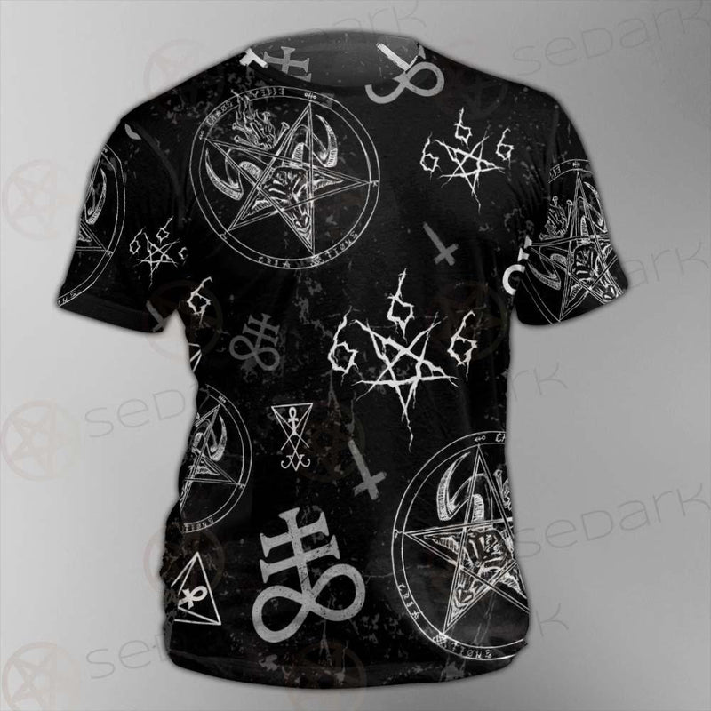 Satan Symbols SED-0497 Unisex T-shirt