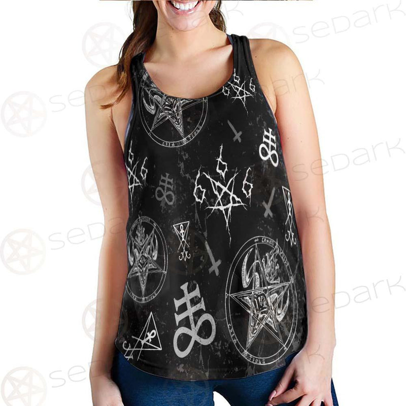 Satan Symbols SED-0497 Women Tank Top