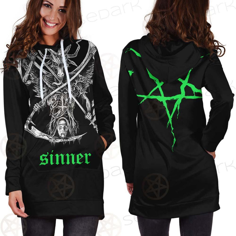 Satan Sinner 666 SED-0498 Hoodie Dress