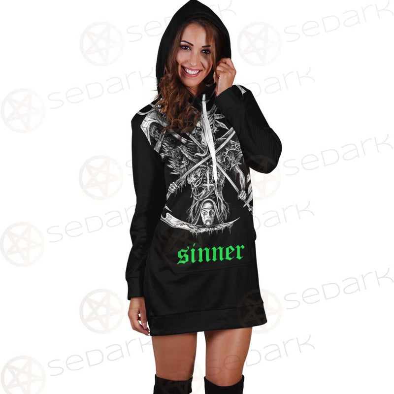 Satan Sinner 666 SED-0498 Hoodie Dress