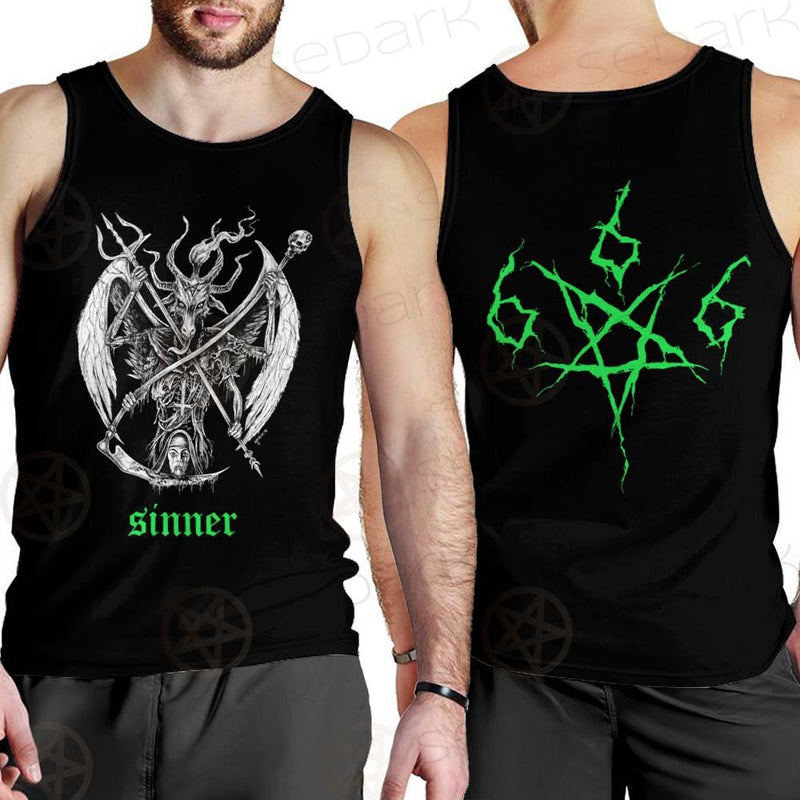 Satan Sinner 666 SED-0498 Men Tank-tops