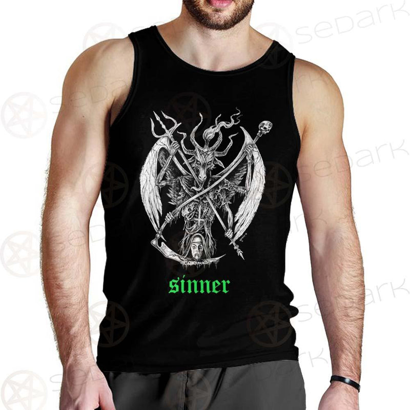 Satan Sinner 666 SED-0498 Men Tank-tops