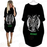 Satan Sinner 666 SED-0498 Batwing Pocket Dress