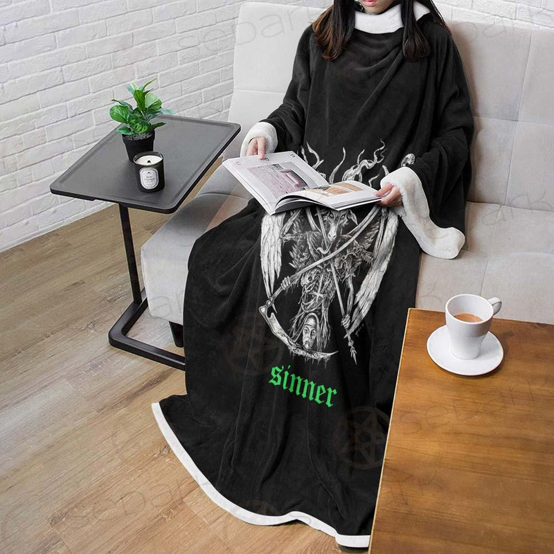 Satan Sinner 666 SED-0498 Sleeved Blanket