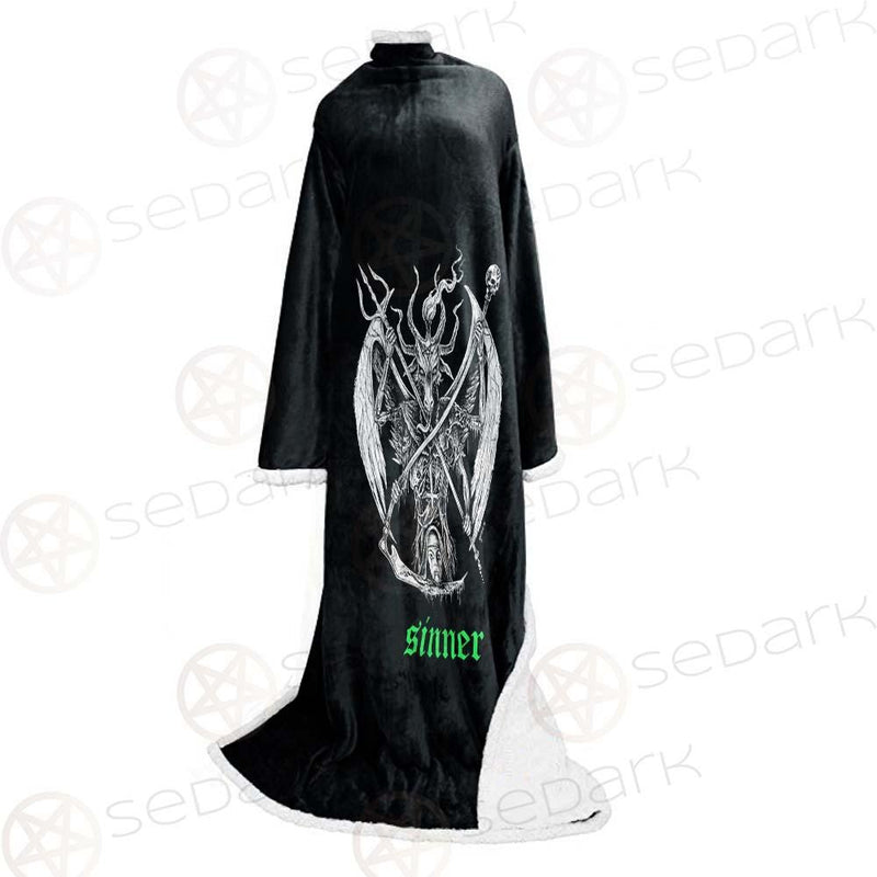 Satan Sinner 666 SED-0498 Sleeved Blanket