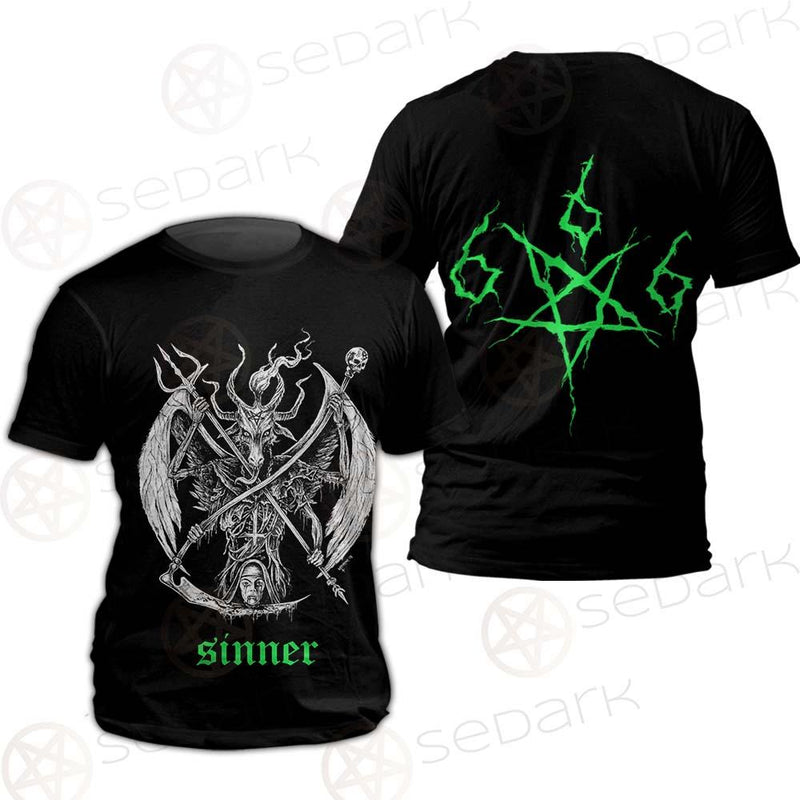 Satan Sinner 666 SED-0498 Unisex T-shirt