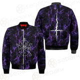 Satan Cross Inverted Purple SED-0499 Jacket