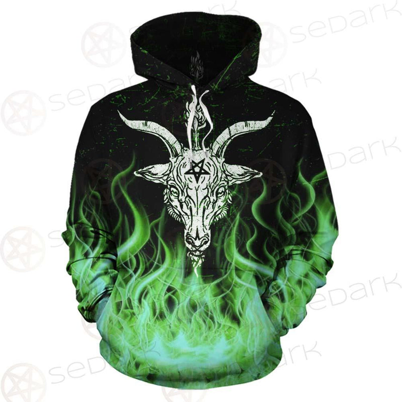 Satan Fire Green SED-0500 Hoodie & Zip Hoodie