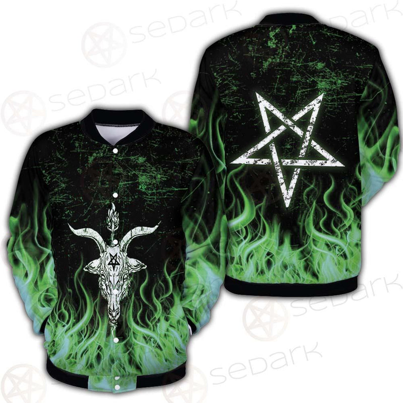 Satan Fire Green SED-0500 Button Jacket