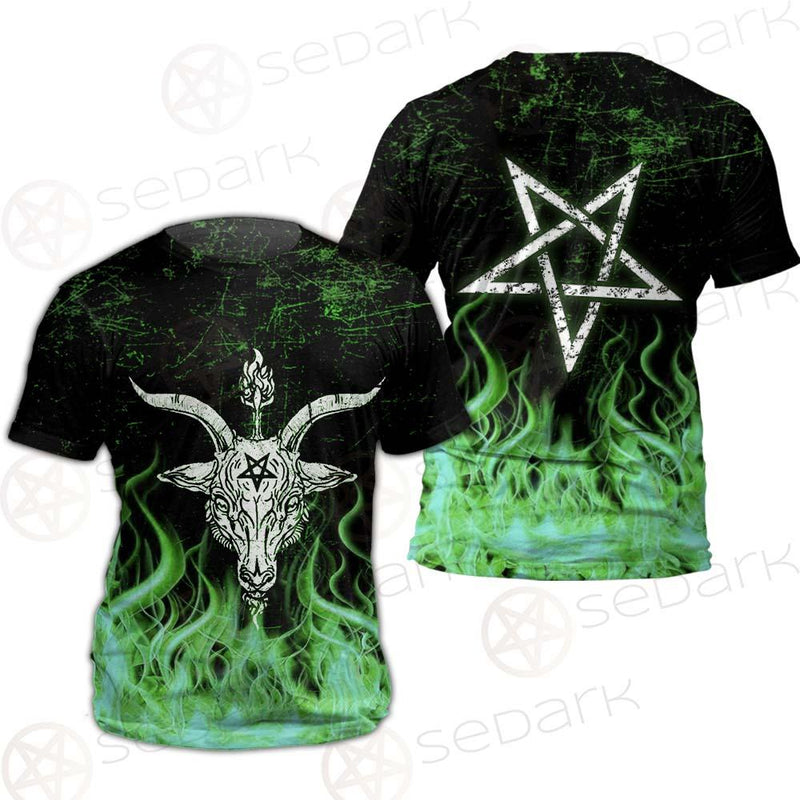 Satan Fire Green SED-0500 Unisex T-shirt