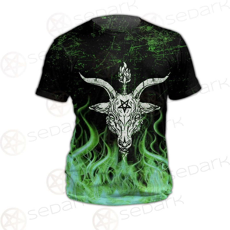 Satan Fire Green SED-0500 Unisex T-shirt