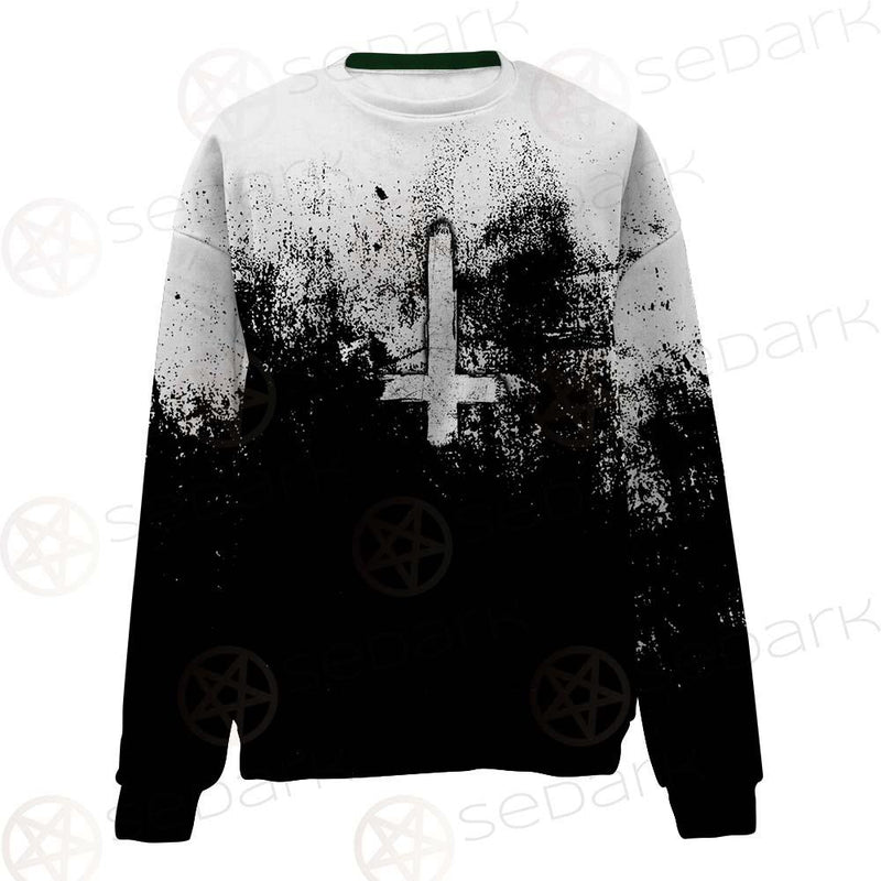 Satan Hand Cross Inverted SED-0502 Unisex Sweatshirt