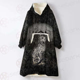 Gothic Cat SED-0504 Oversized Sherpa Blanket Hoodie