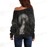 Gothic Cat SED-0504 Off Shoulder Sweaters